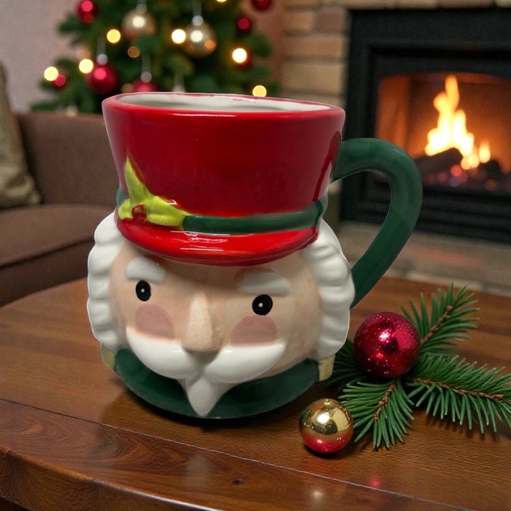 Festive Nutcracker Mug - NWT